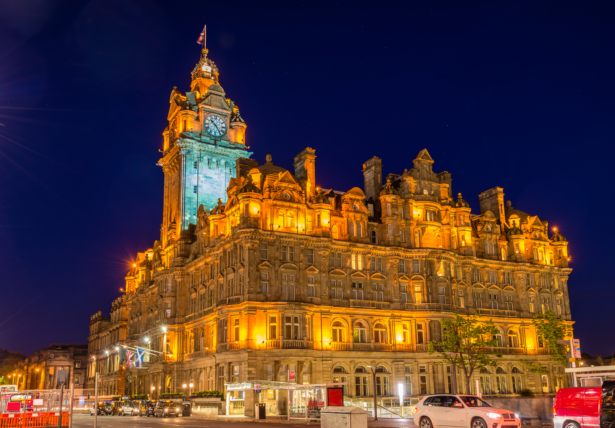 The Balmoral Hotel, a historic building in Edinburgh – Scotland