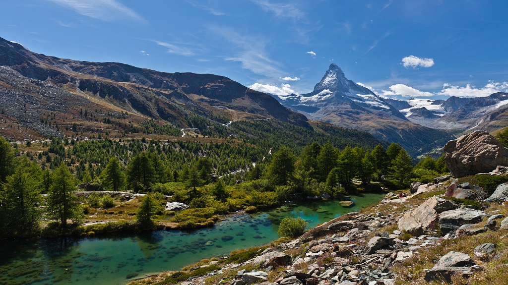 Matterhorn and Mountain Lake
