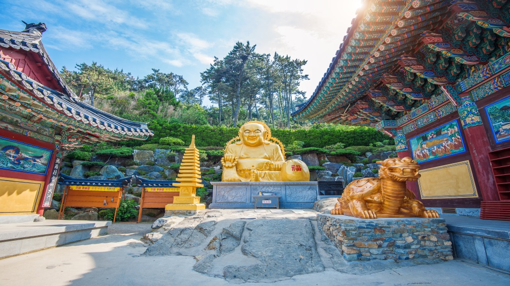 Haedong Yonggungsa Temple in Busan, South Korea.
